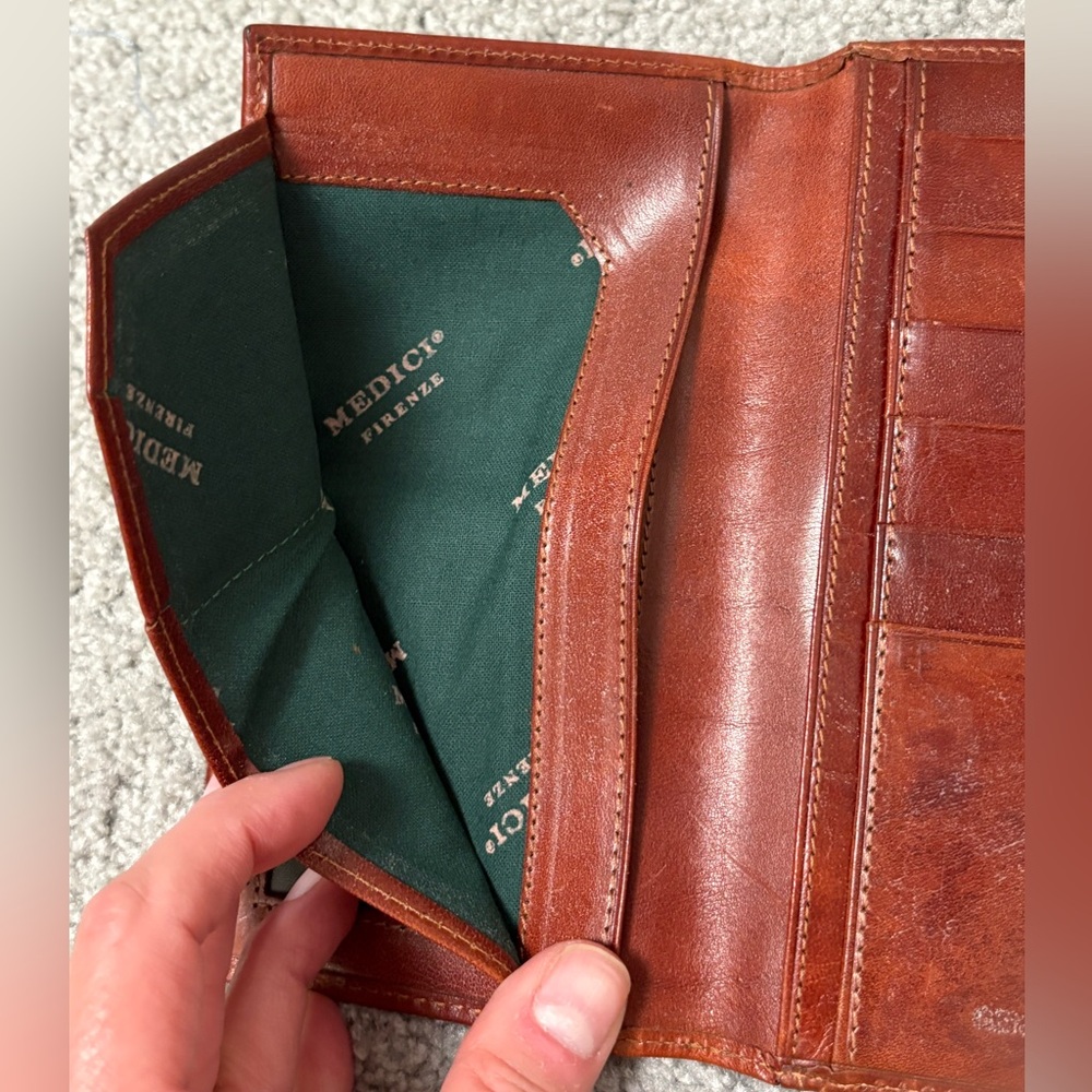 Breast Coat Pocket wallet 100% leather made in Italy - Picture 10 of 12